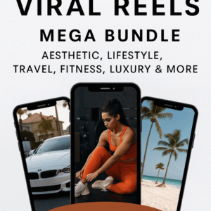 15,000+ Viral Reels Mega Bundle — Aesthetic, Lifestyle, Travel, Fitness, Luxury & More