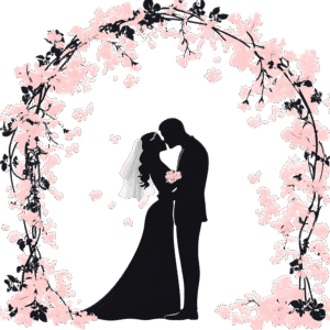 50+ Wedding Couple Clipart | Bride & Groom PNG Set | Romantic Images